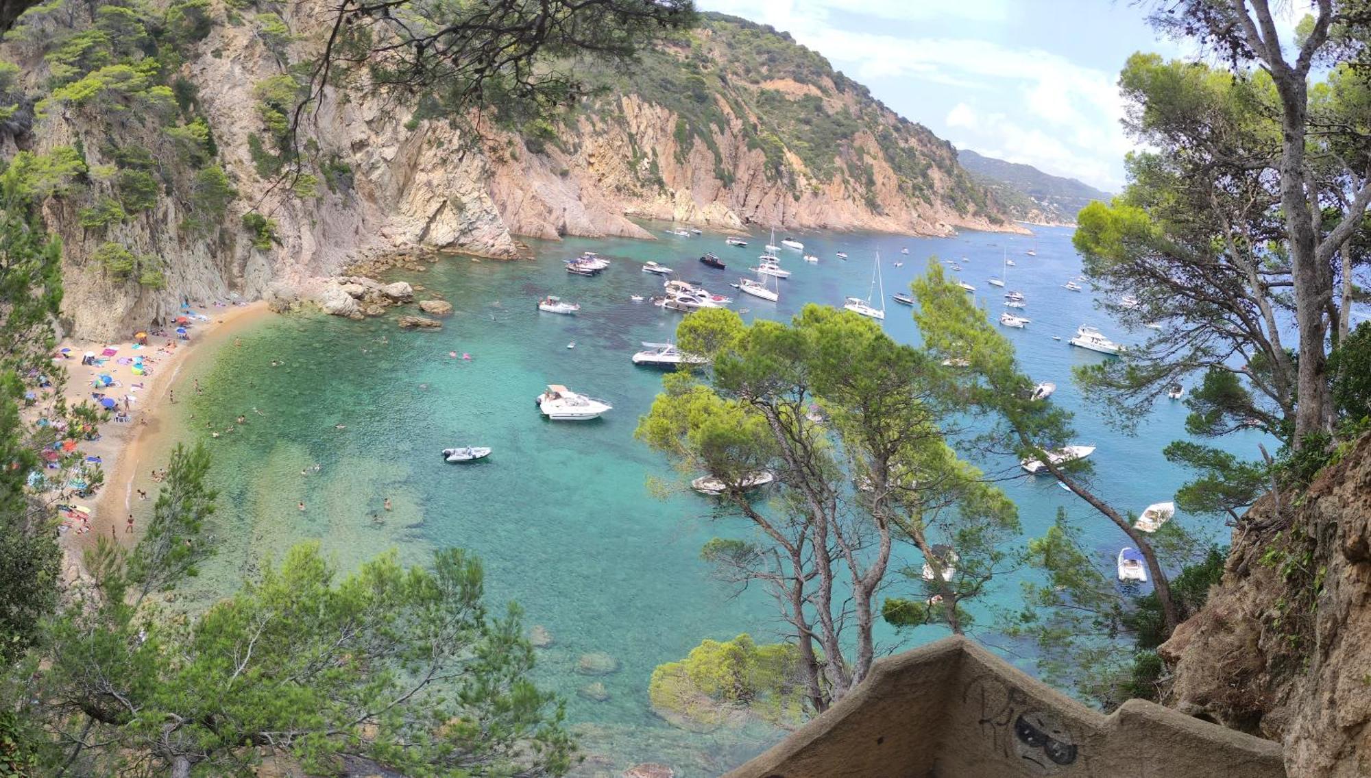 Apartamento Con Piscina - Tossa - Magnificas Vistas Al Mar Girona Bagian luar foto